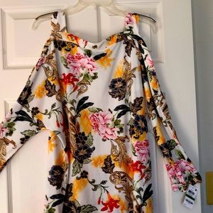 Cold shoulder blouse